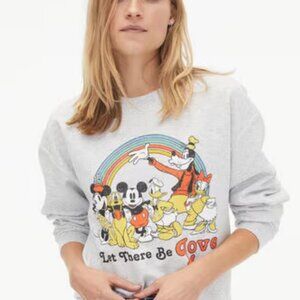 Disney Let There Be Love Boyfriend Crew Sweatshirt